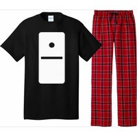 One Blank Dominoes Halloween Costume 10 Domino Game Pajama Set