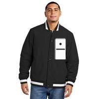 One Blank Dominoes Halloween Costume 10 Domino Game Insulated Varsity Jacket