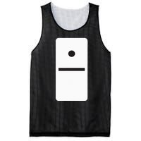 One Blank Dominoes Halloween Costume 10 Domino Game Mesh Reversible Basketball Jersey Tank