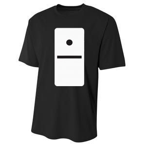 One Blank Dominoes Halloween Costume 10 Domino Game Performance Sprint T-Shirt