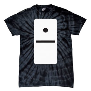 One Blank Dominoes Halloween Costume 10 Domino Game Tie-Dye T-Shirt