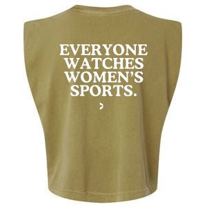 (On Back) Everyone Watches Women Sport Garment-Dyed Women's Muscle Tee