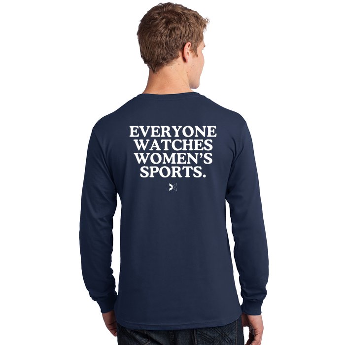 (On Back) Everyone Watches Women Sport Long Sleeve Shirt