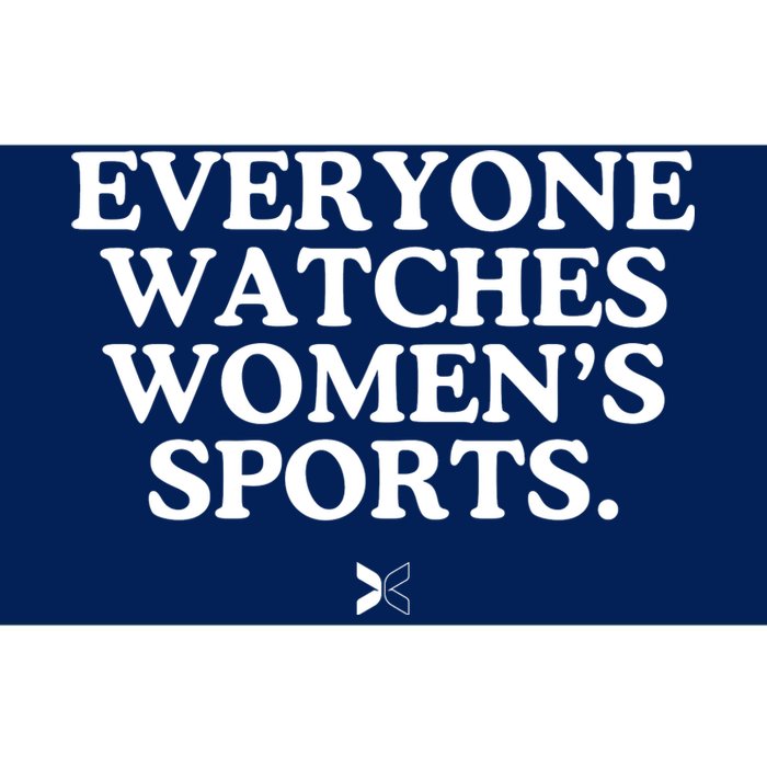 (On Back) Everyone Watches Women Sport Bumper Sticker