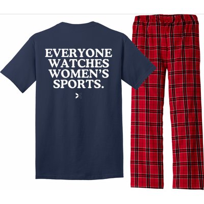 (On Back) Everyone Watches Women Sport Pajama Set