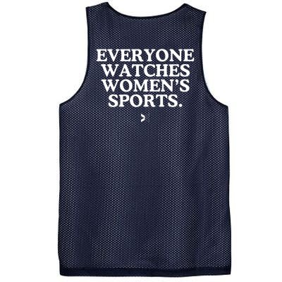 (On Back) Everyone Watches Women Sport Mesh Reversible Basketball Jersey Tank