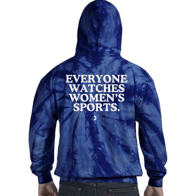 (On Back) Everyone Watches Women Sport Tie Dye Hoodie