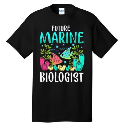 Ocean Biology Funny Children Future Marine Biologist Tall T-Shirt