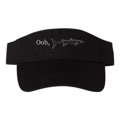 Ooh Barracuda Fishing Gift For Music And Rock Lovers Valucap Bio-Washed Visor