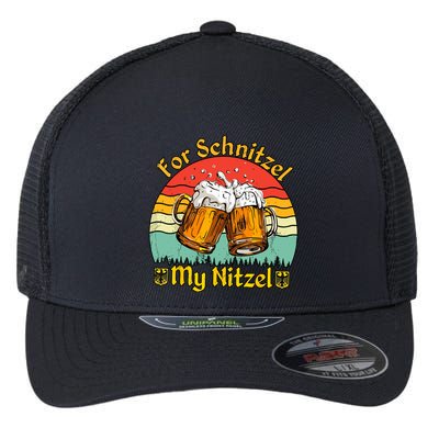 Oktoberfest Beer Festival For Schnitzel My Nitzel Flexfit Unipanel Trucker Cap