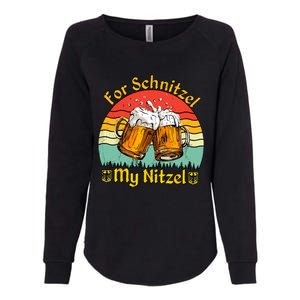 Oktoberfest Beer Festival For Schnitzel My Nitzel Womens California Wash Sweatshirt