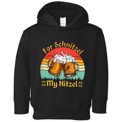 Oktoberfest Beer Festival For Schnitzel My Nitzel Toddler Hoodie