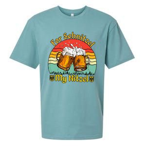 Oktoberfest Beer Festival For Schnitzel My Nitzel Sueded Cloud Jersey T-Shirt