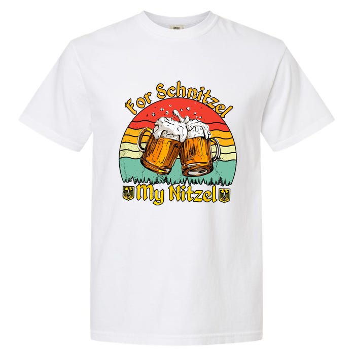 Oktoberfest Beer Festival For Schnitzel My Nitzel Garment-Dyed Heavyweight T-Shirt