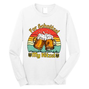 Oktoberfest Beer Festival For Schnitzel My Nitzel Long Sleeve Shirt