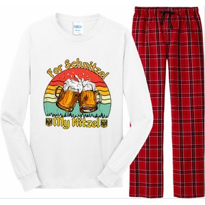 Oktoberfest Beer Festival For Schnitzel My Nitzel Long Sleeve Pajama Set