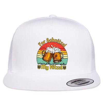 Oktoberfest Beer Festival For Schnitzel My Nitzel Flatbill Hat