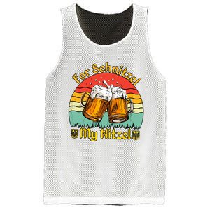 Oktoberfest Beer Festival For Schnitzel My Nitzel Mesh Reversible Basketball Jersey Tank