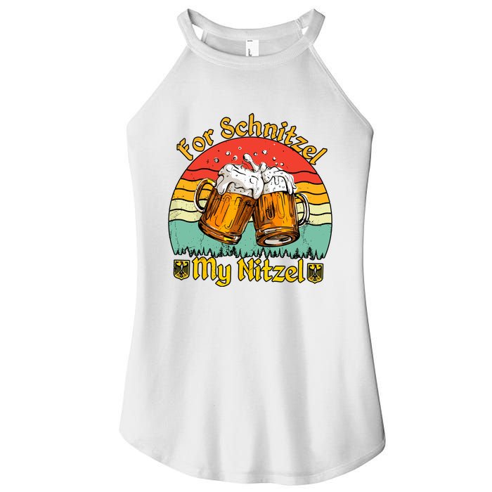 Oktoberfest Beer Festival For Schnitzel My Nitzel Women's Perfect Tri Rocker Tank