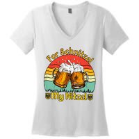 Oktoberfest Beer Festival For Schnitzel My Nitzel Women's V-Neck T-Shirt