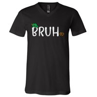 Oktoberfest Bruh Fun German Bavarian Festival V-Neck T-Shirt