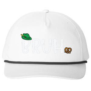 Oktoberfest Bruh Fun German Bavarian Festival Snapback Five-Panel Rope Hat