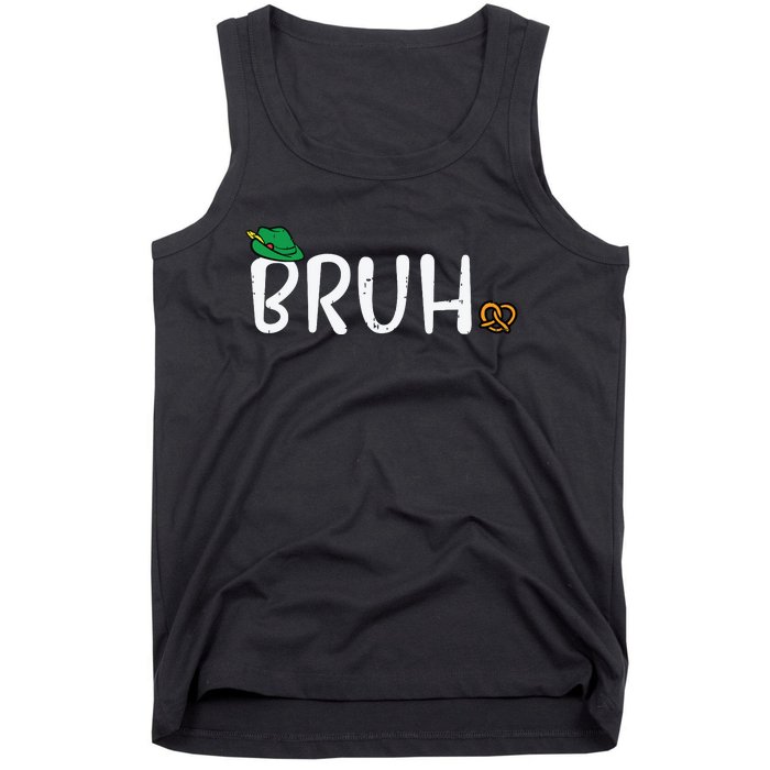 Oktoberfest Bruh Fun German Bavarian Festival Tank Top