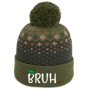 Oktoberfest Bruh Fun German Bavarian Festival The Baniff Cuffed Pom Beanie