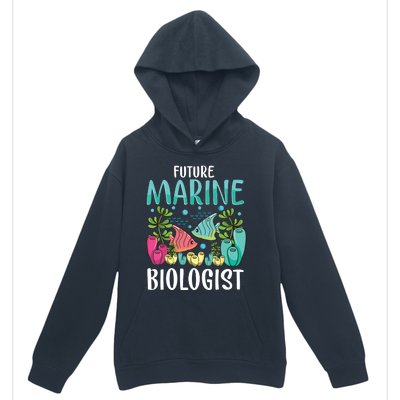 Ocean Biology Funny Children Future Marine Biologist Urban Pullover Hoodie