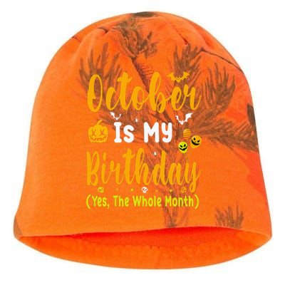 October Birthday For Women October Birthday Month Kati - Camo Knit Beanie