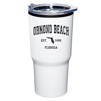 Ormond Beach Florida Fl Vintage Established Athletic Sports Design Tumbler