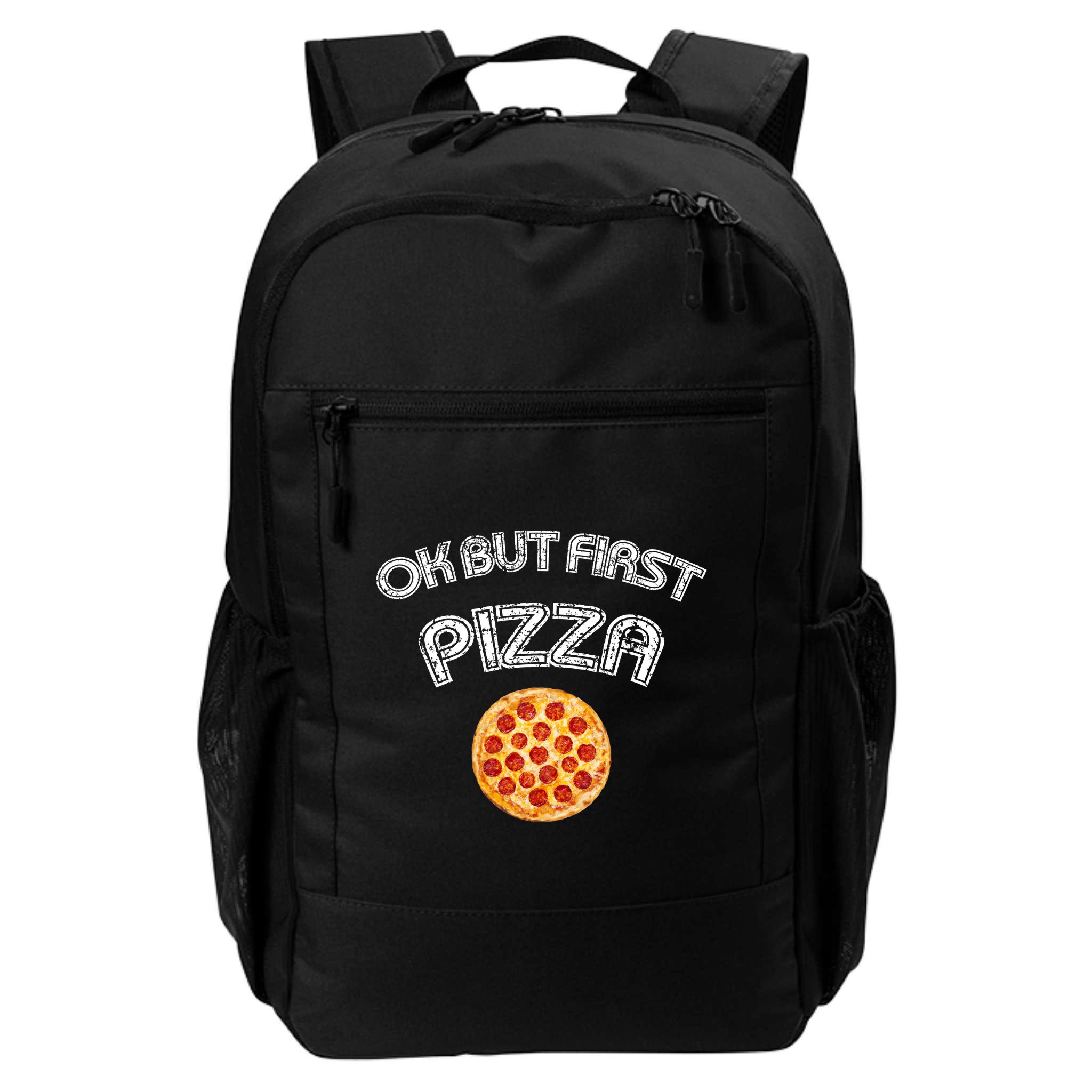 Ok But First Pizza Backpack