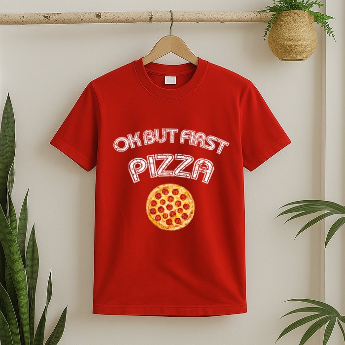Ok But First Pizza T-Shirt