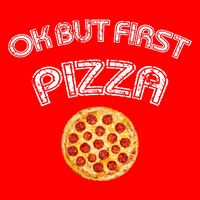 Ok But First Pizza 16 in Basic Backpack