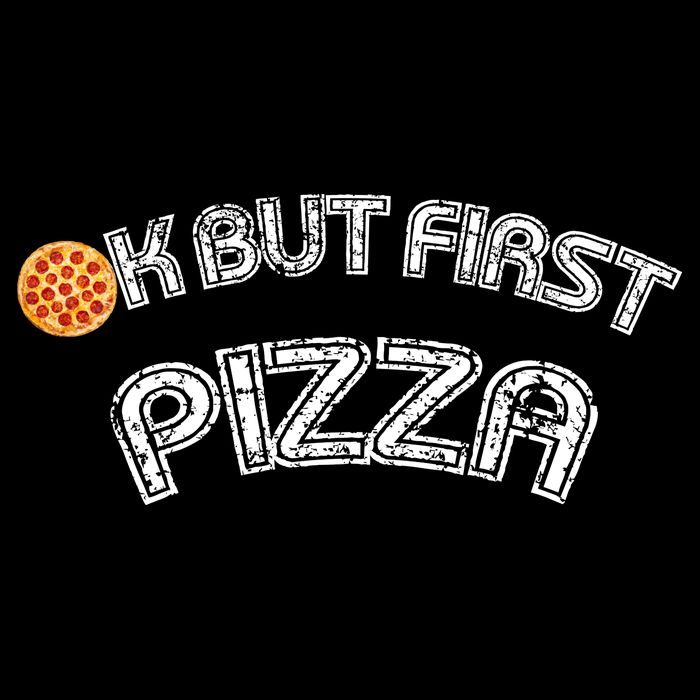 Ok But First Pizza Funny Pizza Lover Backpack