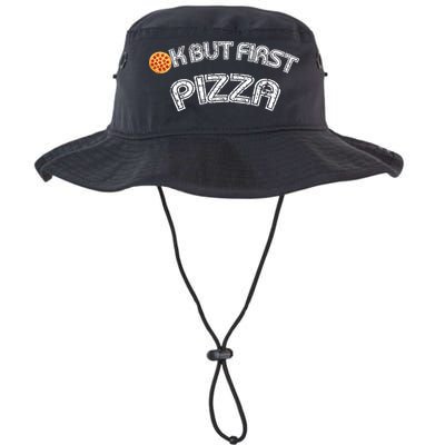 Ok But First Pizza Funny Pizza Lover Bucket Hat