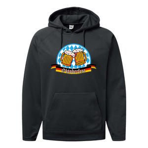 Oktoberfest Beer Festive German Holiday Performance Fleece Hoodie