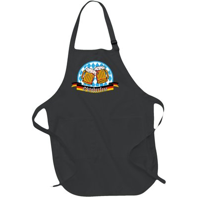 Oktoberfest Beer Festive German Holiday Full-Length Apron With Pockets