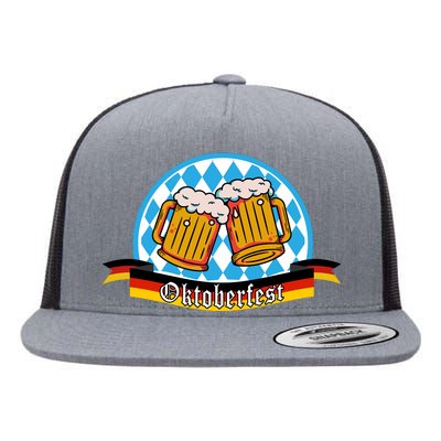 Oktoberfest Beer Festive German Holiday Flat Bill Trucker Hat