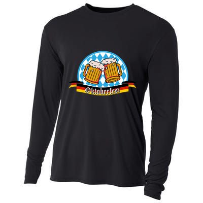 Oktoberfest Beer Festive German Holiday Cooling Performance Long Sleeve Crew