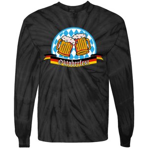 Oktoberfest Beer Festive German Holiday Tie-Dye Long Sleeve Shirt