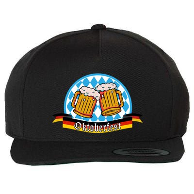 Oktoberfest Beer Festive German Holiday Wool Snapback Cap