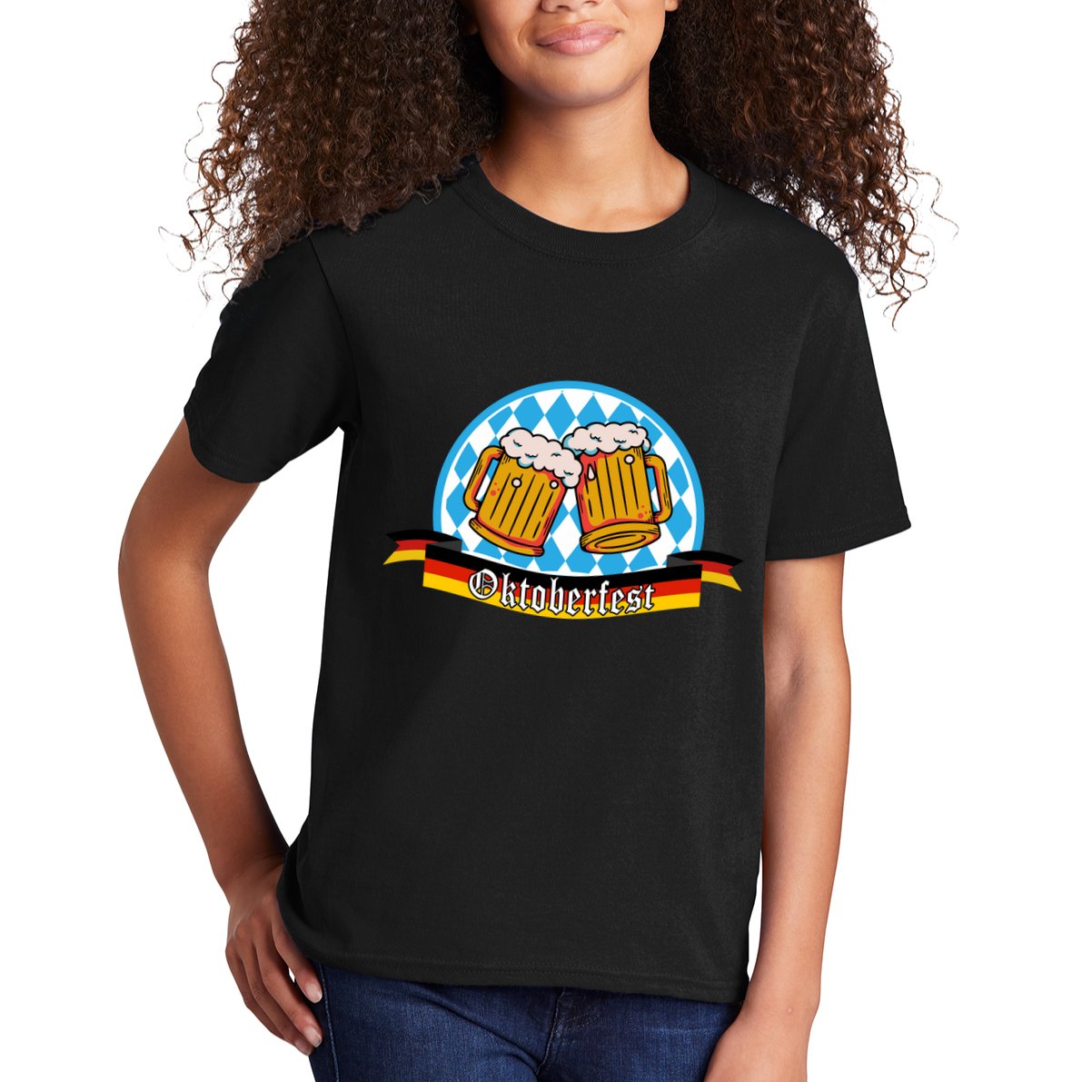 Oktoberfest Beer Festive German Holiday Kids T-Shirt