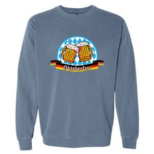 Oktoberfest Beer Festive German Holiday Garment-Dyed Sweatshirt