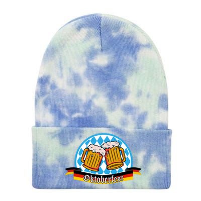 Oktoberfest Beer Festive German Holiday Tie Dye 12in Knit Beanie