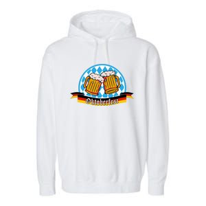 Oktoberfest Beer Festive German Holiday Garment-Dyed Fleece Hoodie