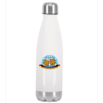 Oktoberfest Beer Festive German Holiday Stainless Steel Insulated Water Bottle