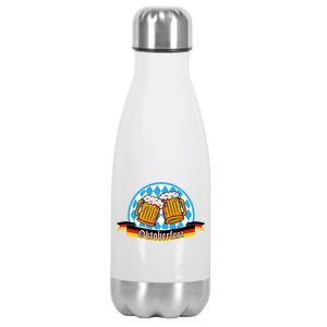 Oktoberfest Beer Festive German Holiday Stainless Steel Insulated Water Bottle