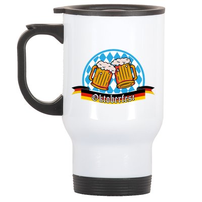 Oktoberfest Beer Festive German Holiday Stainless Steel Travel Mug