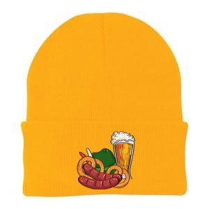 Oktoberfest Beer Food Festive Knit Cap Winter Beanie